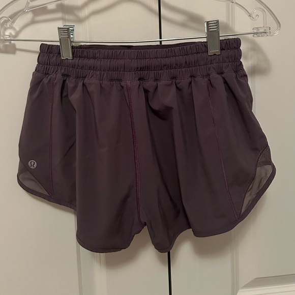 Dark purple lululemon hotty hot short - Picture 1 of 2